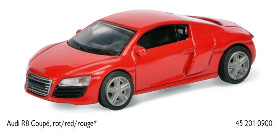 Schuco 1:64 Scale Audi R8 Coupe - Red
