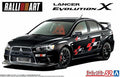 Aoshima  1:24th Scale Mitsubishi Ralliart CZ4A Lancer