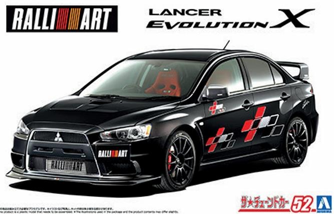 Aoshima  1:24th Scale Mitsubishi Ralliart CZ4A Lancer