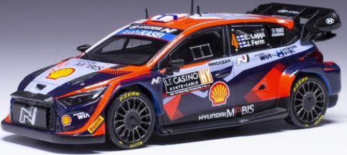 IXO 1:43 Scale Hyundai i20 N #4 WRC1 Rally Monte Carlo 2023 E.Lappi/J.Ferm