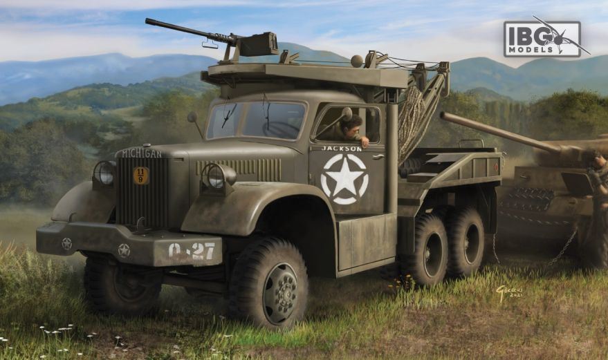 IBG 1:72 Scale Diamond T 969 Wrecker with M2 Machine Gun (Bonus PE Set)