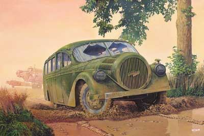 Roden Kits 1:72 Scale Opel Blitz Ludewig 'Aero' (WWII Service)
