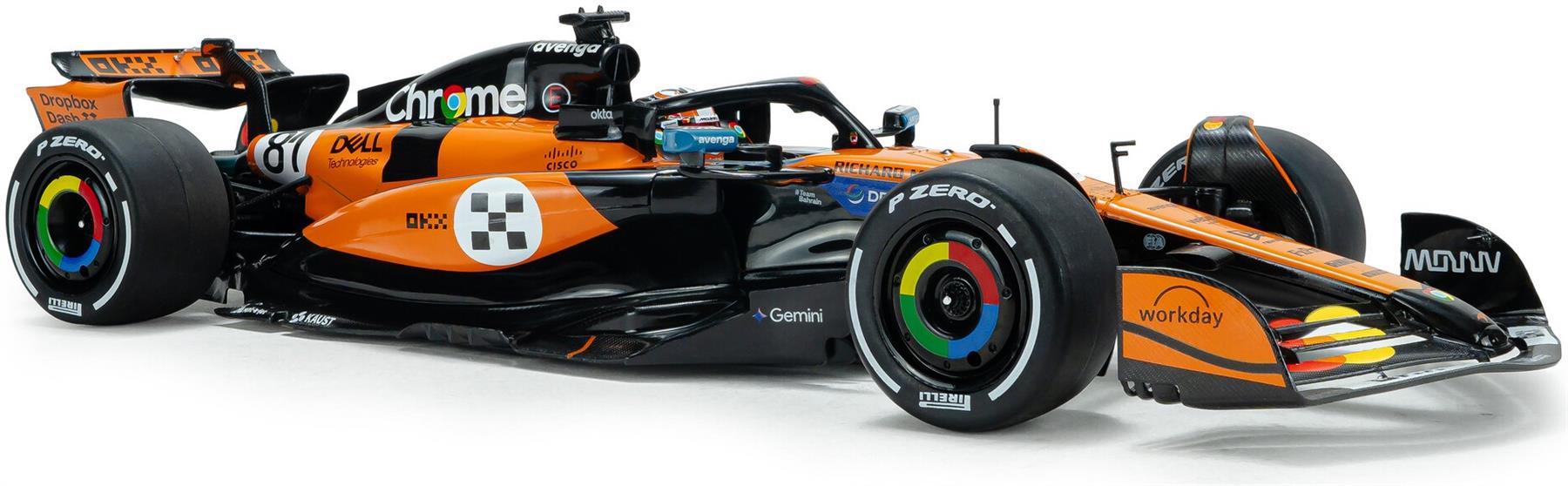Solido  1:18th Scale McLaren MCL39 Orange O.Piastri #81 GP Monaco 2025