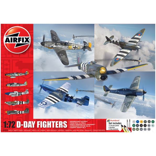 Airfix 1:72 Scale D-Day Fighters Gift Set
