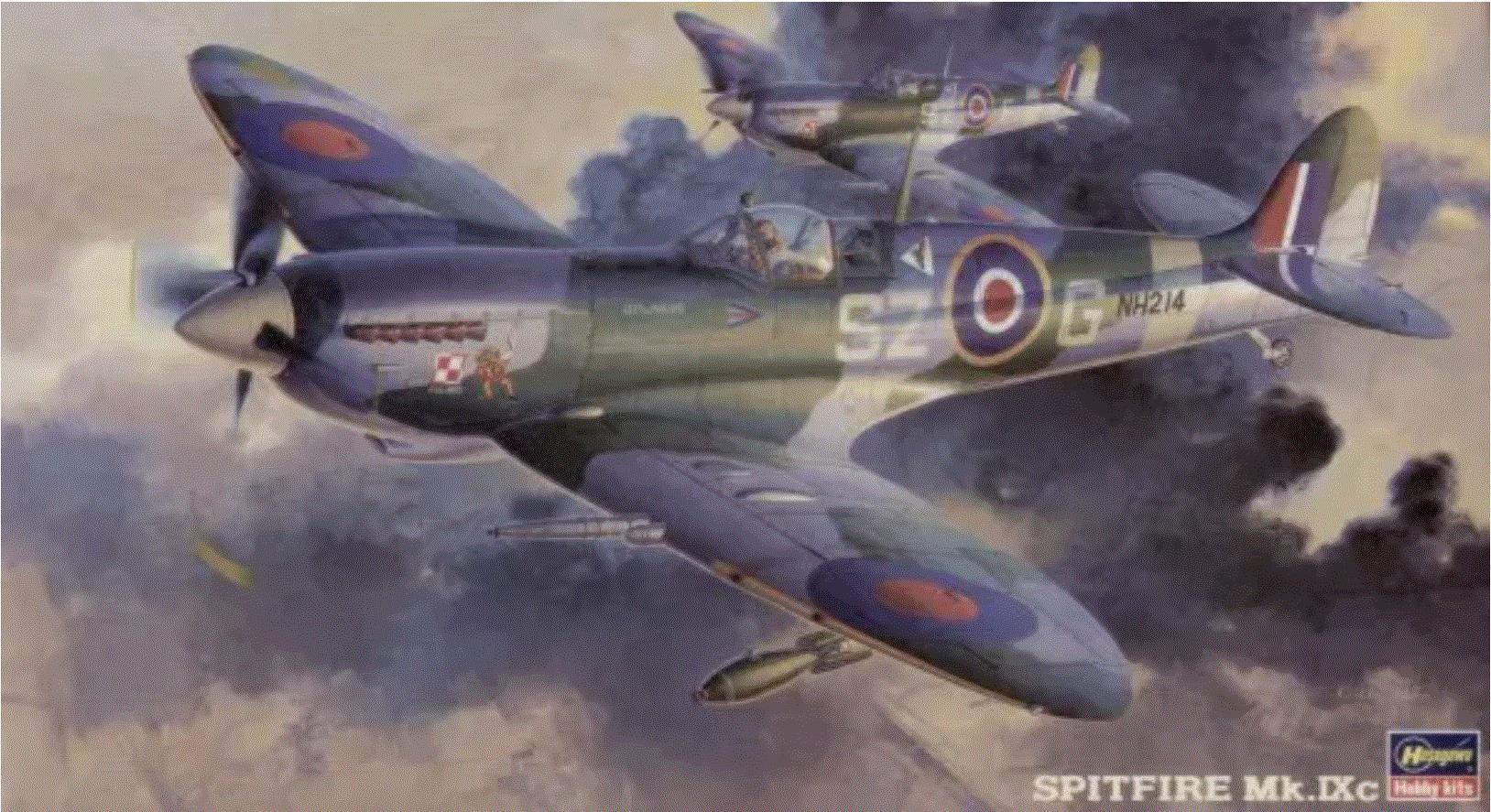 Hasegawa HAJT79 JT079 1:48 Scale Supermarine Spitfire Mk.IXC