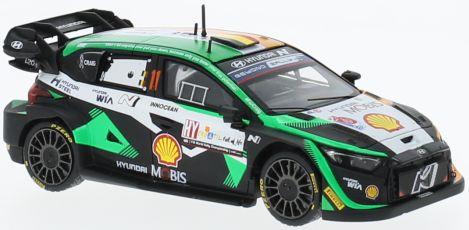 IXO 1:43 Scale Hyundai i20 N #11 WRC1 Rally Croatia 2023 T.Neuville/M.Wydaeghe