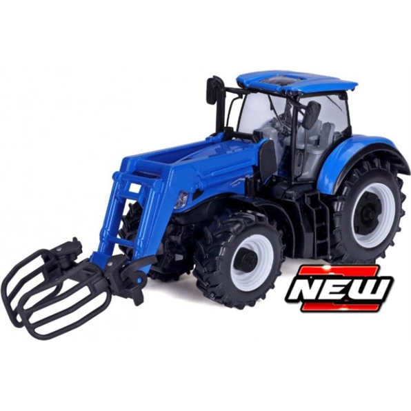 Burago 1:32 Scale New Holland T7.315 HD Tractor + Front Loader and Subframe
