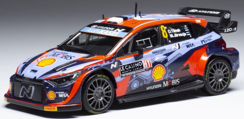 IXO 1:43 Scale Hyundai i20 N Rally1 #8 WRC Rally Monte Carlo 2022 T.Tanak/M.Jarveoja