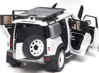 Almost Real 1:18 Scale Land Rover Defender 110 2023 30th Anniversary Edition Fuji White