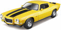 Maisto 1:18 Scale Chevrolet Camaro Z/28 1971 Yellow/Black