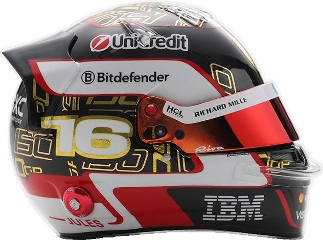 Looksmart  1:5th Scale Charles Leclerc Scuderia Ferrari HP Abu Dhabi GP 2025 Helmet