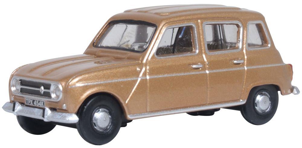 Oxford Diecast 1:76 Scale Renault 4 Marron Glace