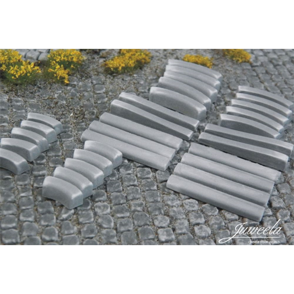 Juweela 1:32 Scale Curb Stones Supplement (Curve/Lowering) 1