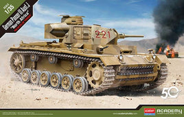 Academy Plastic Kits 1:35 Scale German Panzer III Ausf J 'North Africa'