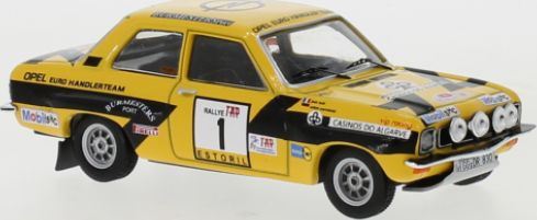 IXO 1:43 Scale Opel Ascona A #1 Opel Euro Handlerteam Rally Portugal 1974 A.Warmbold/J.Todt