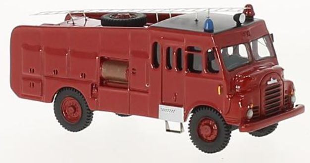Best Of Show 1:87 Scale Bedford RLHZ Green Goddess Red RHD 1953