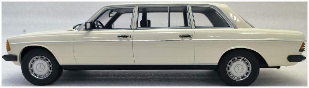 Cult 1:18 Scale Mercedes Benz W123 Lang White 1978