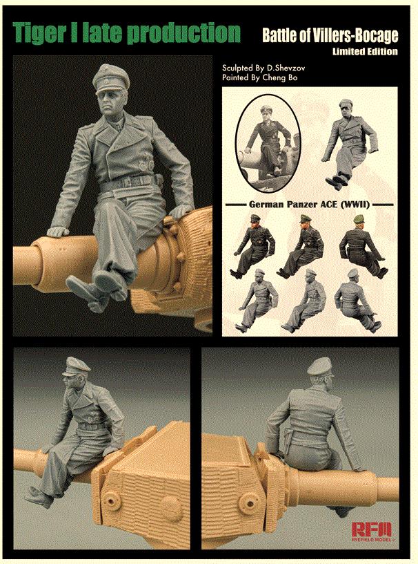 Rye Field 5101 1/35 Scale Tiger 1 Late Production Battle of Villers-Bocage Limited Edition.  End of QTR 1