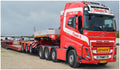 WSi 1:50th Scale Volvo FH5 Globetrotter XL 8x4 Low Loader w/Dolly 3 Axle 8 Axle Kloster A/S