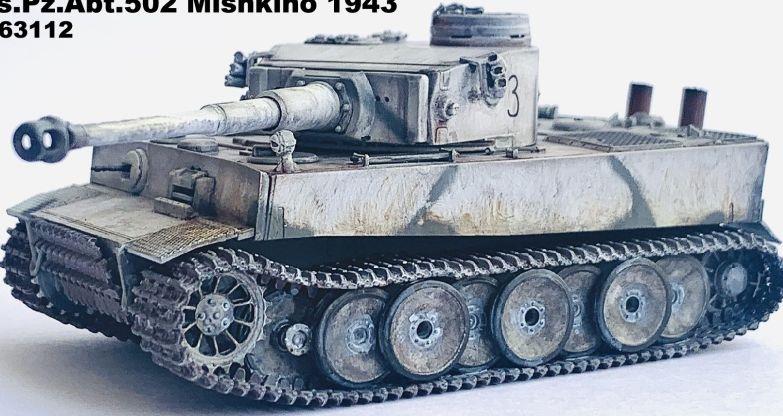 Dragon 1:72 Scale Tiger I Initial Production s.Pz.Abt.502 Mishkino 1943