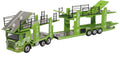 Oxford Diecast 1:76 Scale Scania Car Transporter Green Tiger