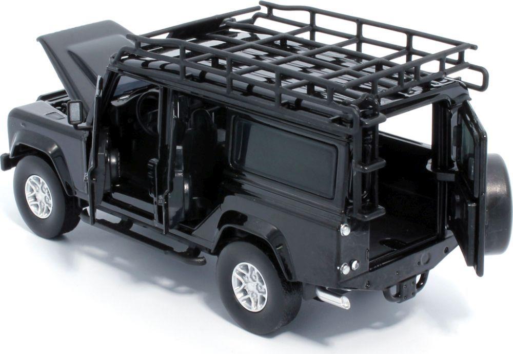 Tayumo 1:32 Scale Land Rover Defender 110 - Black Lights and Sound & Pull Back