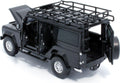 Tayumo 1:32 Scale Land Rover Defender 110 - Black Lights and Sound & Pull Back