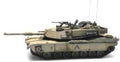 Artitec H0 Scale US M1A1 Abrams Desert Storm Beowulf 1:87 Ready-Made, Painted