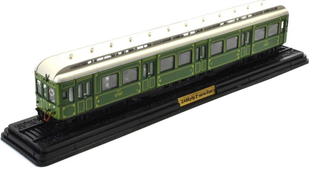 Atlas Editions 1:87 Scale ZABEyfp 2nd serie Etat (L'Automotrice E'Tat 2 Serie) 1915