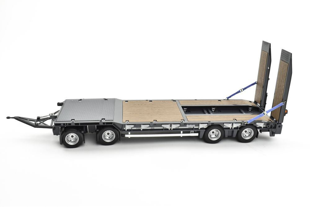 AT Collections 1:32 Scale Nooteboom ASDV-40-22 4 Axle Drawbar Trailer with Ramps - Grey
