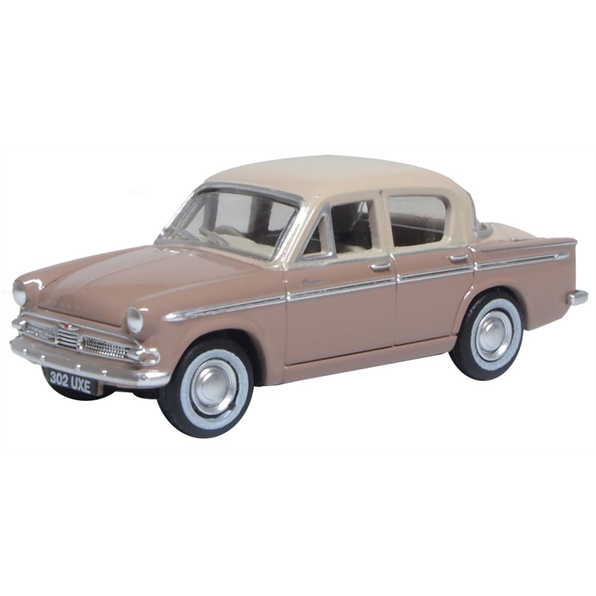 Oxford 1:76 Scale Hillman Minx Series IIIA Caramel/Regency Beige