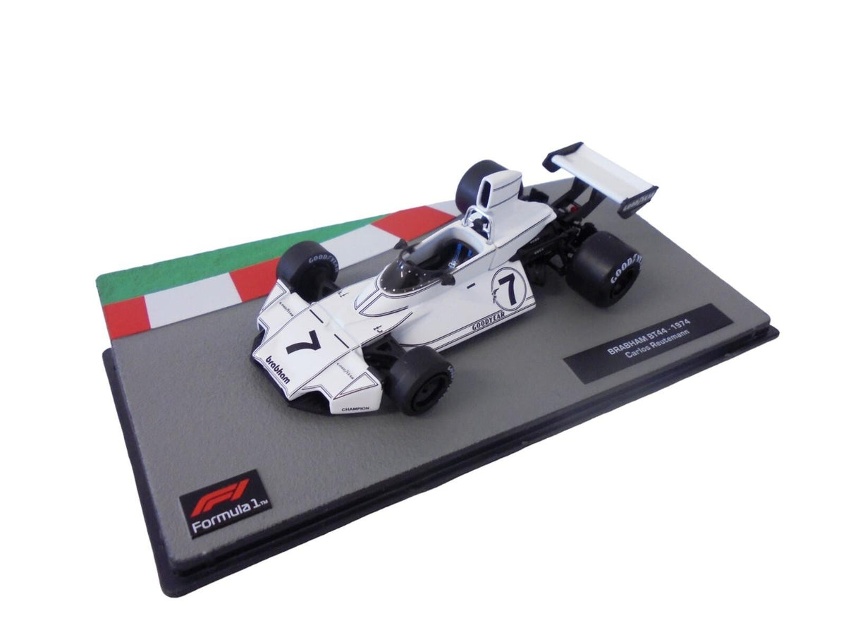 Atlas Editions 1:43 Scale Brabham BT44 Hitachi 1974 Reutemann F1 Collection - Cased