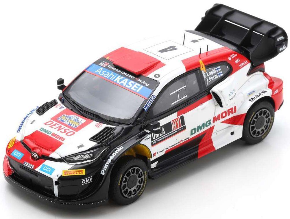 Spark 1:43 Scale Toyota GR Yaris Rally1 #4 Gazoo Racing WRT 3rd Rally Sweden 2022 E. Lappi/J. Ferm