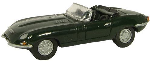 Oxford Diecast 1:76 Scale Jaguar E Type Mk1 Conv - B.R.Green
