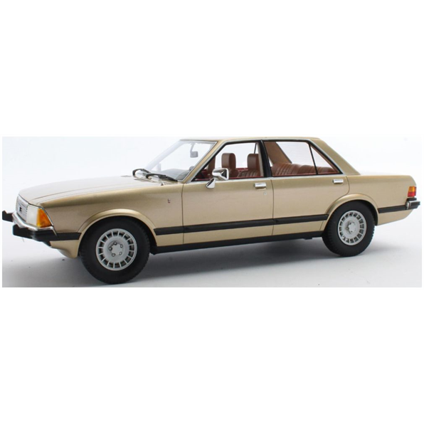 Cult Models 1:18 Scale Ford Granada 2.8 Ghia Saloon Gold Metallic 1978