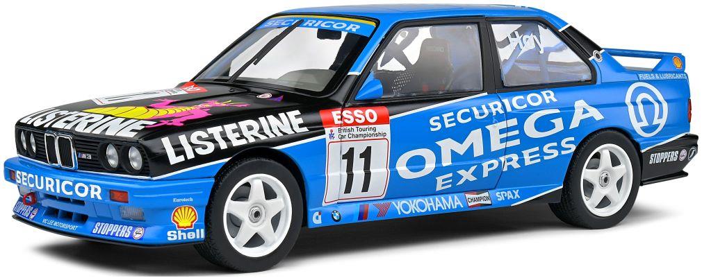 Solido 1:18 Scale BMW E30 M3 Blue BTCC 1991