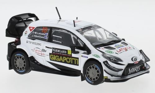 IXO 1:43 Scale Toyota Yaris WRC #10 Rallye Sweden 2020 J-M.Latvala/M.Anttila
