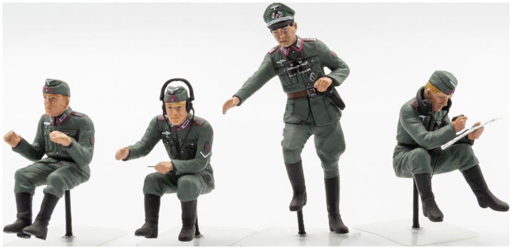 ICM Plastic Kits 1:35th Scale German Command Vehicle Crew (1939-1942) 4 Figures