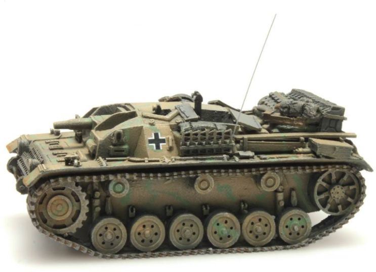 Artitec H0 Scale WM Stug III Ausf C/D Camo 1:87 Ready-Made, Painted