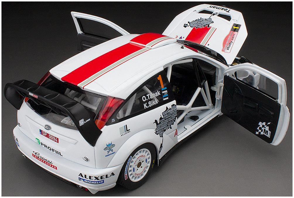 Sunstar 1:18 Scale Ford Focus RS WRC '03 #1 O.Tanak/K.Sikk 1st Saaremaa Rally 2011 (Limited 1999pcs)