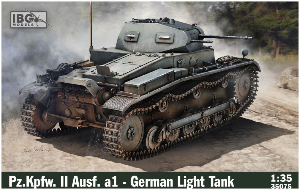 IBG Models 1:35th Scale Pz.Kpfw. II Ausf. A1 German Light Tank