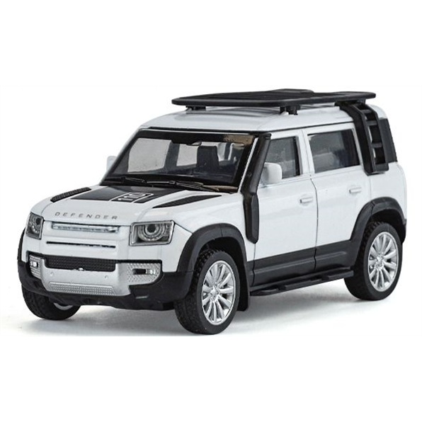 QY Toys 1:43 Scale Land Rover Defender 110 White