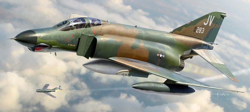 Academy Kits 1:32 Scale USAF F-4E 'Vietnam War' Phantom
