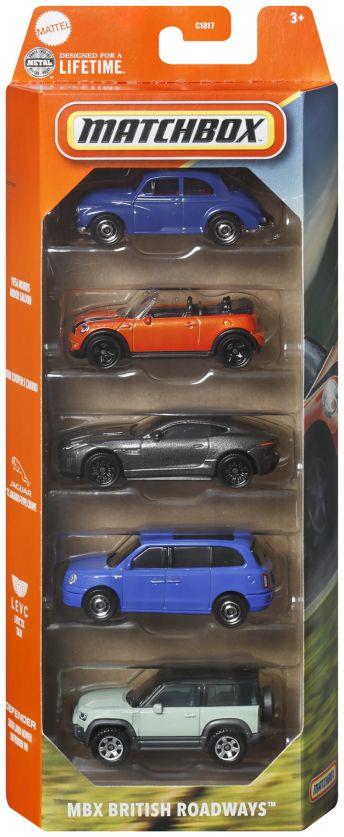 Mattel  Scale Matchbox Basics 5 Pack Assortment