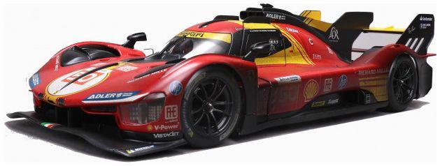 Burago  1:18th Scale Ferrari 499P 3.0L Turbo V6 AF Corse #50
Winner 24h Le Mans (After Race Version)