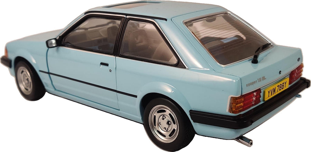 Sun Star 1:18th Scale Ford Escort Mk3 GL 1981 RHD
Caribbean Blue UK Exclusive
Limited Edition 200pcs