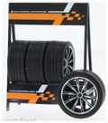IXO 1:18 Scale Set of 4 Wheels Audi RS3 Wheels Black Silver