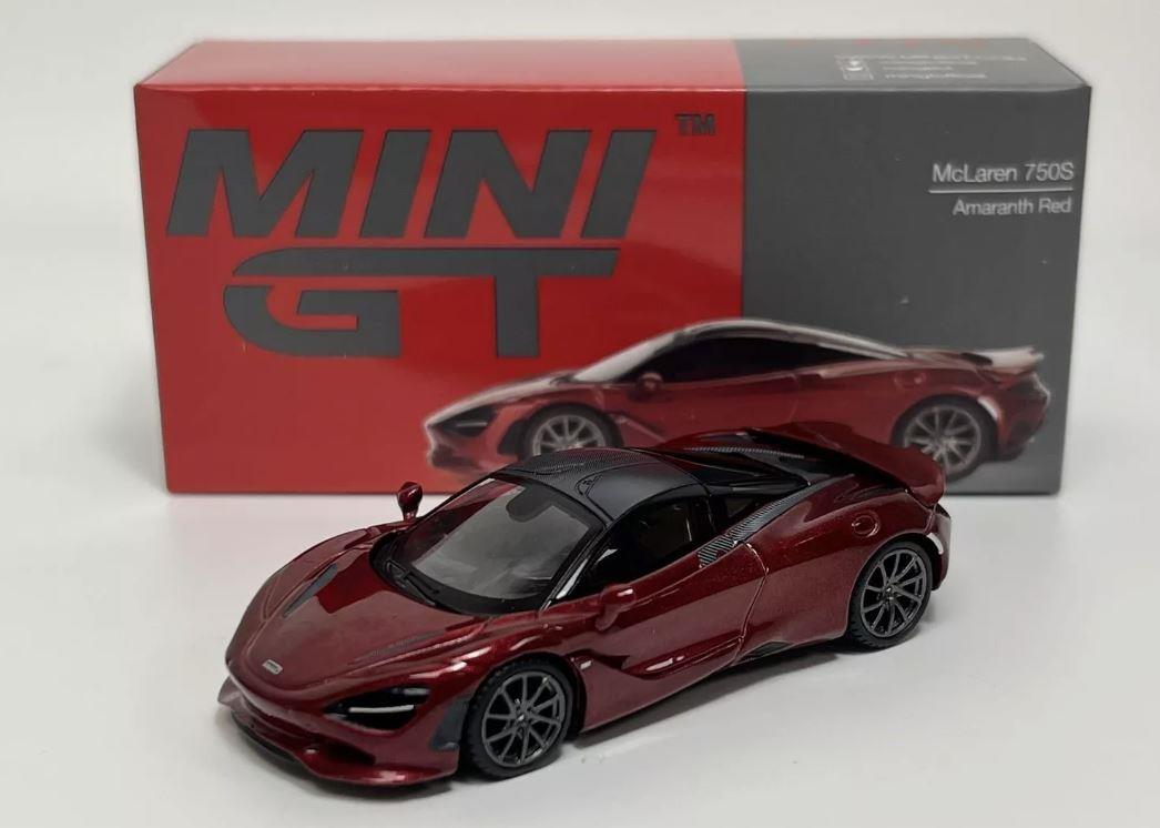 Mini GT00775-R 1/64 Scale McLaren 750S Amaranth Red RHD