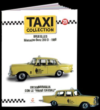 Atlas Editions 1:43 Scale Mercedes 200 - Brussels 1966 Taxi of the world - Centauria