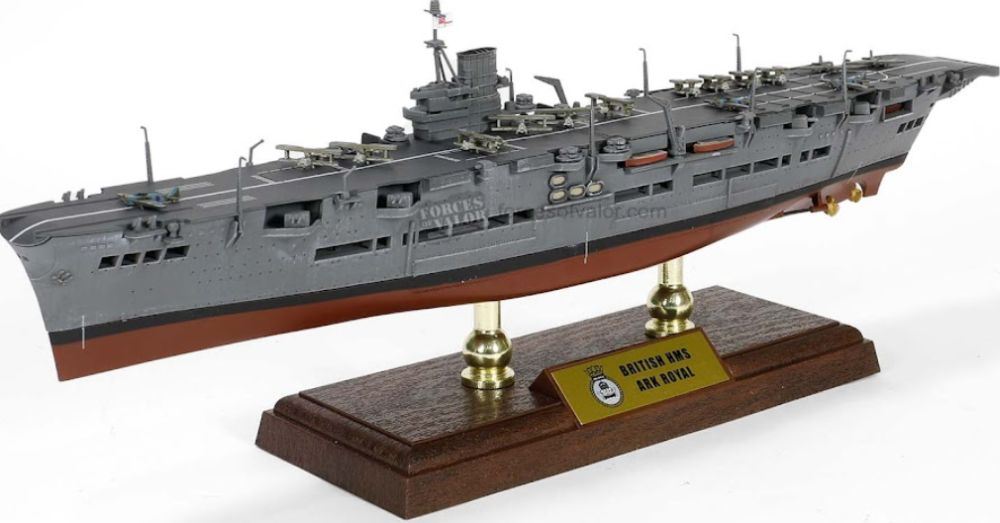 Forces Of Valor 1:700 Scale HMS Ark Royal (91) Aircraft Carrier Operations off Norway 1941